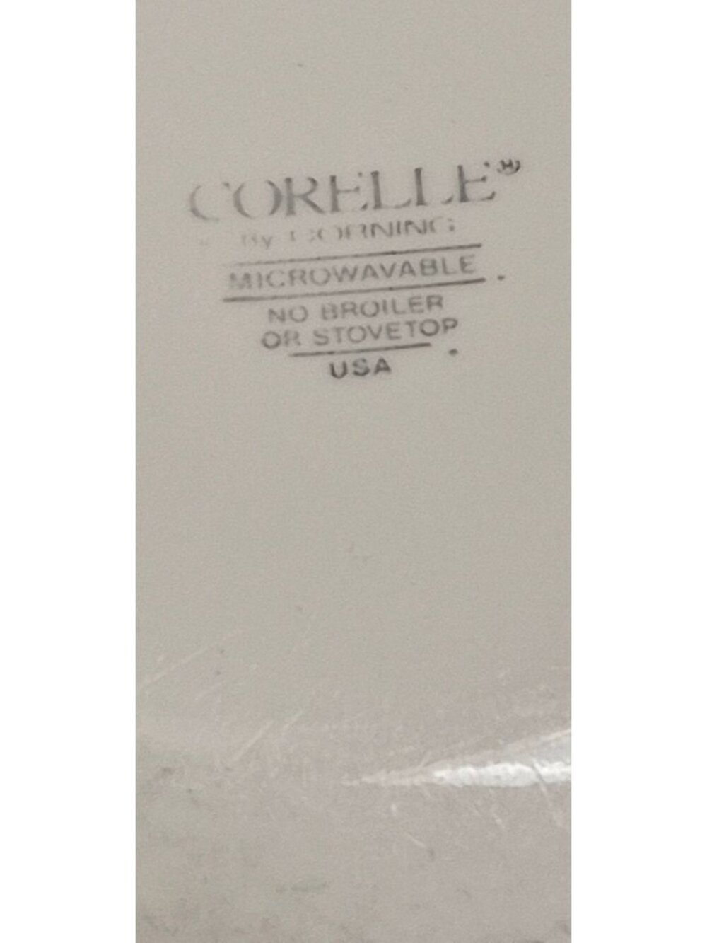 Corelle By Corning White Serving Bowl With Blue Rim - Picture 5 of 6